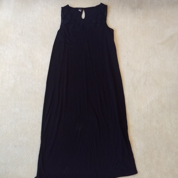 PINK Victoria's Secret Other - Pink Long Black Nightgown with Lace